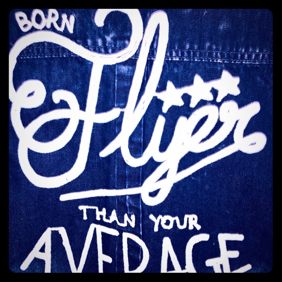 Born fly denim short sleeve shirt - Picture 1 of 5